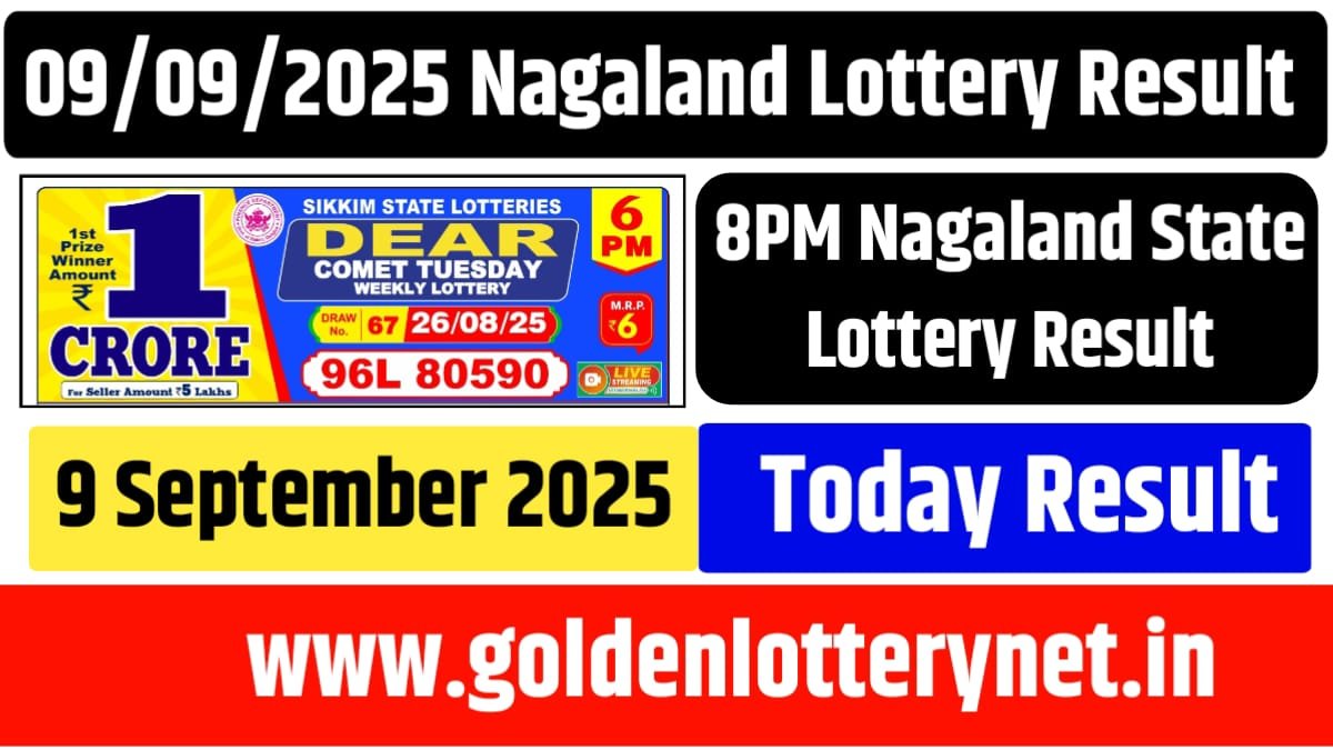 8PM Night Nagaland Lottery Result